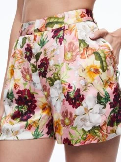 CONRY PLEATED SHORT 9 CONRY PLEATED SHORT -Alice And Olivia CC307P15600P683 04