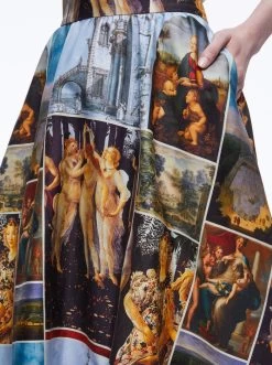 EARLA HIGH WAISTED MIDI SKIRT -Alice And Olivia CC307P27302Z114 04