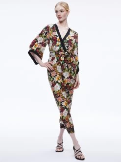 WALDA WRAP FRONT JUMPSUIT -Alice And Olivia CC307P51800D076 05