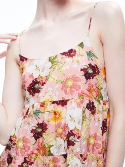 COLLEEN BABYDOLL MINI DRESS -Alice And Olivia CC307P79504P683 04