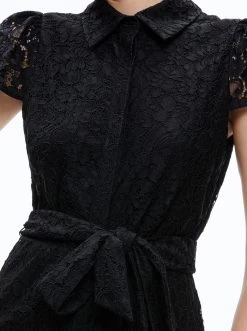 MIRANDA LACE MIDI DRESS -Alice And Olivia CC308L15517A001 04