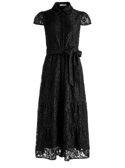 MIRANDA LACE MIDI DRESS -Alice And Olivia CC308L15517A001 06
