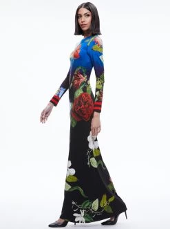 DELORA OPEN BACK MAXI DRESS 8 DELORA OPEN BACK MAXI DRESS -Alice And Olivia CC308P41515D024 03