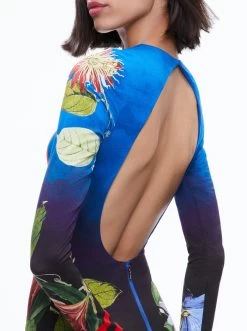 DELORA OPEN BACK MAXI DRESS 9 DELORA OPEN BACK MAXI DRESS -Alice And Olivia CC308P41515D024 04