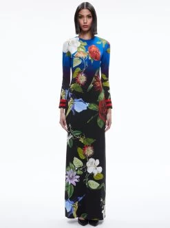 DELORA OPEN BACK MAXI DRESS 10 DELORA OPEN BACK MAXI DRESS -Alice And Olivia CC308P41515D024 05