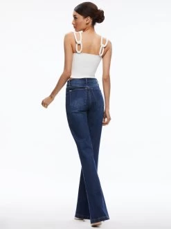 AMAZING HIGH RISE STRAIGHT FULL LENGTH JEAN