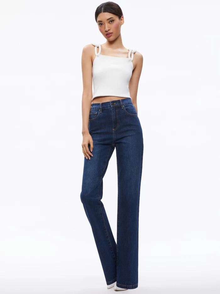 AMAZING HIGH RISE STRAIGHT FULL LENGTH JEAN 6 AMAZING HIGH RISE STRAIGHT FULL LENGTH JEAN - Image 4