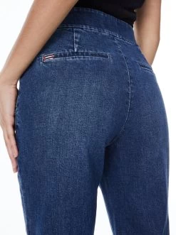 DYLAN HIGH WAISTED WIDE LEG JEAN -Alice And Olivia CD464301LVTD435 04