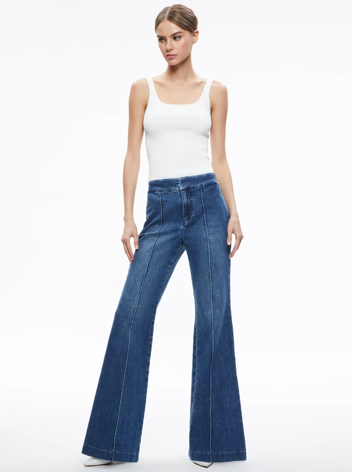 DYLAN HIGH WAISTED WIDE LEG JEAN 4 DYLAN HIGH WAISTED WIDE LEG JEAN - Image 2