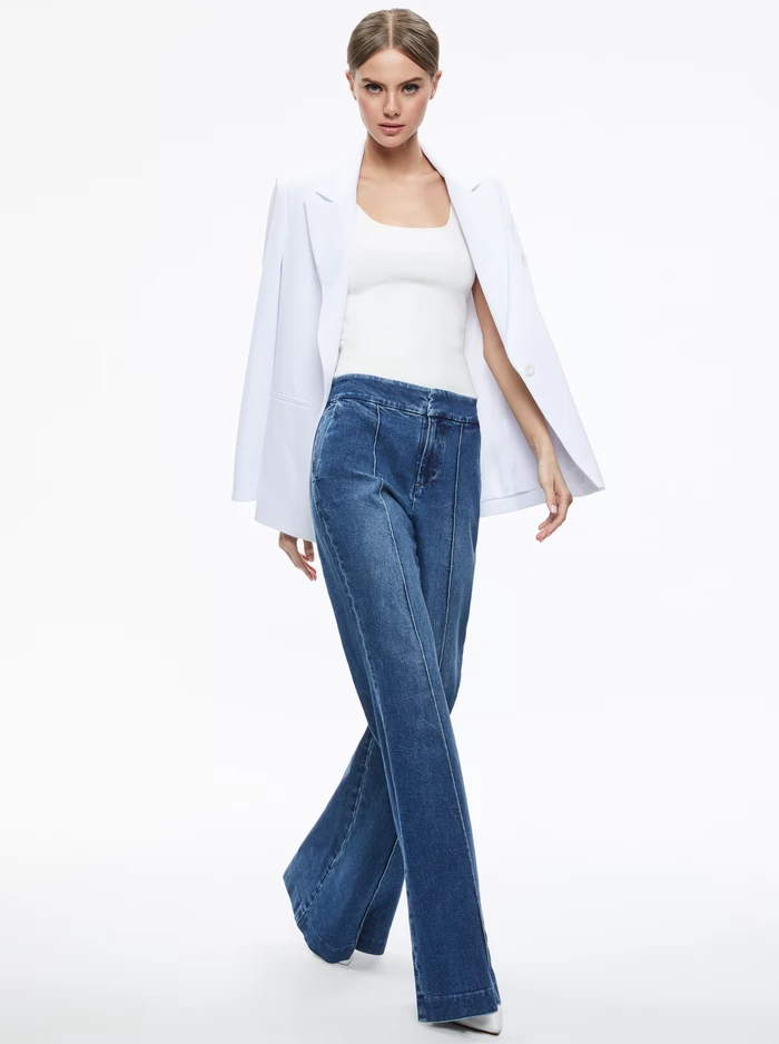 DYLAN HIGH WAISTED WIDE LEG JEAN 6 DYLAN HIGH WAISTED WIDE LEG JEAN - Image 4