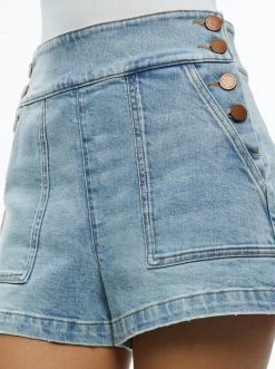 DONALD JEAN SHORT -Alice And Olivia CD717301RBLF456 04