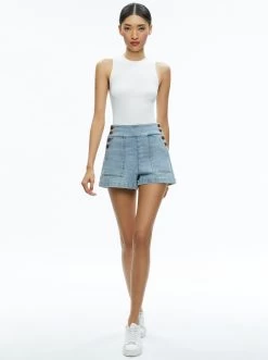 DONALD JEAN SHORT -Alice And Olivia CD717301RBLF456 05