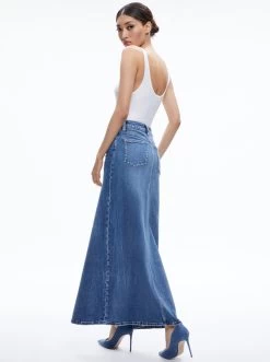 RYE DENIM MAXI SKIRT