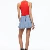 CARTER DENIM SKIRT -Alice And Olivia CD880117RBLF456 02