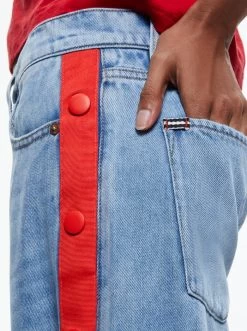 ROLA WIDE LEG SNAP SIDE JEAN -Alice And Olivia CD897113MYBN456 04