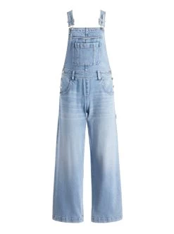 WESSON STRAIGHT LEG JEAN OVERALLS -Alice And Olivia CD901301MYBN456 06