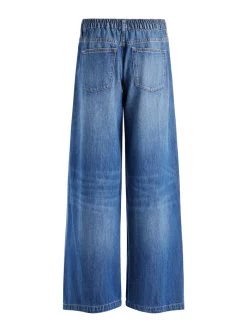 CHAZ LOW RISE BAGGY WIDE LEG JEANS -Alice And Olivia CD904117IBLO476 07