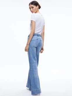 MISSY BRAIDED WAISTBAND JEAN
