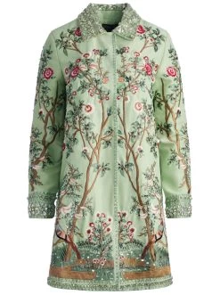 LIV EMBELLISHED COAT -Alice And Olivia CG306E01400G334 06