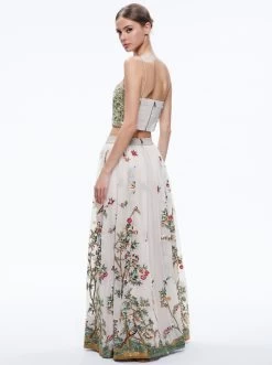 CATRINA EMBELLISHED GOWN MAXI SKIRT