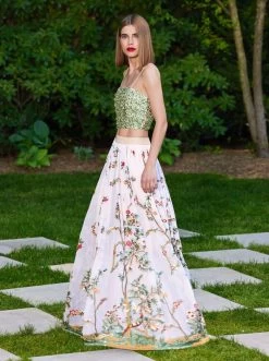 CATRINA EMBELLISHED GOWN MAXI SKIRT -Alice And Olivia CG306E12300A926 07