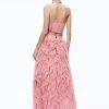 KAL RUFFLE GOWN SKIRT -Alice And Olivia CG307A03305A661 02