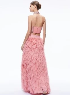 KAL RUFFLE GOWN SKIRT