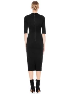 DELORA FITTED MIDI DRESS