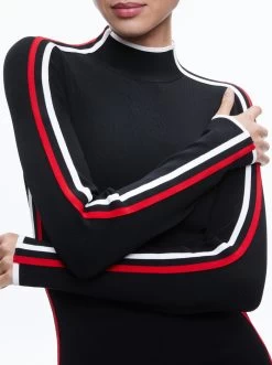 TOYA TURTLENECK DRESS -Alice And Olivia CL000513719M624 04