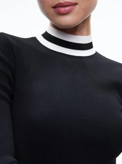 KARIN CROPPED PULLOVER -Alice And Olivia CL000513727B072 04