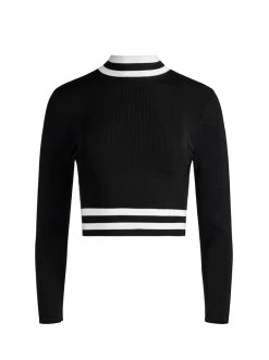 KARIN CROPPED PULLOVER -Alice And Olivia CL000513727B072 06