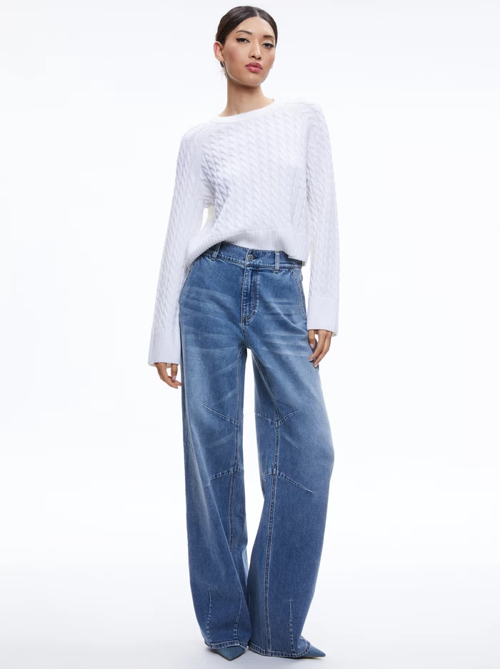 CIMARON CABLE KNIT SWEATER 4 CIMARON CABLE KNIT SWEATER - Image 2