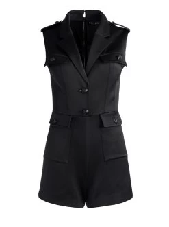 PHILLIS UTILITY SLEEVELESS ROMPER -Alice And Olivia CL000A22807A001 06