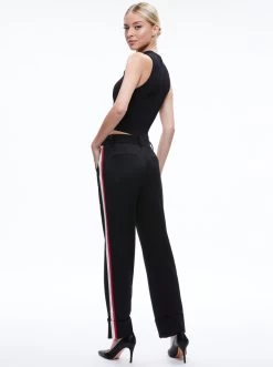 MING CUFFED PANT WITH SIDE STRIPE