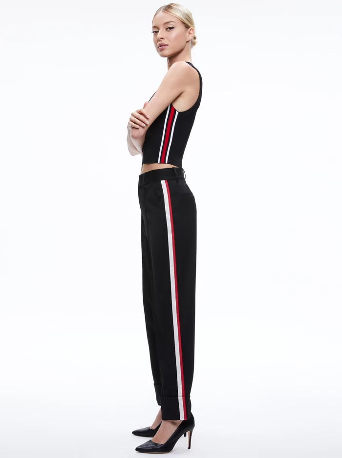 MING CUFFED PANT WITH SIDE STRIPE 4 MING CUFFED PANT WITH SIDE STRIPE - Image 2