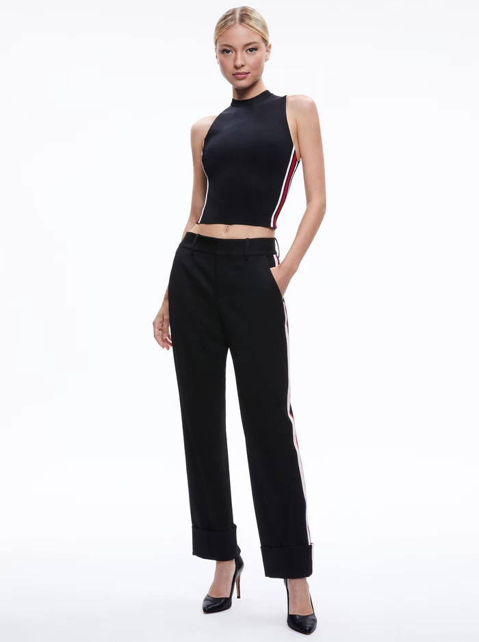 MING CUFFED PANT WITH SIDE STRIPE 6 MING CUFFED PANT WITH SIDE STRIPE - Image 4