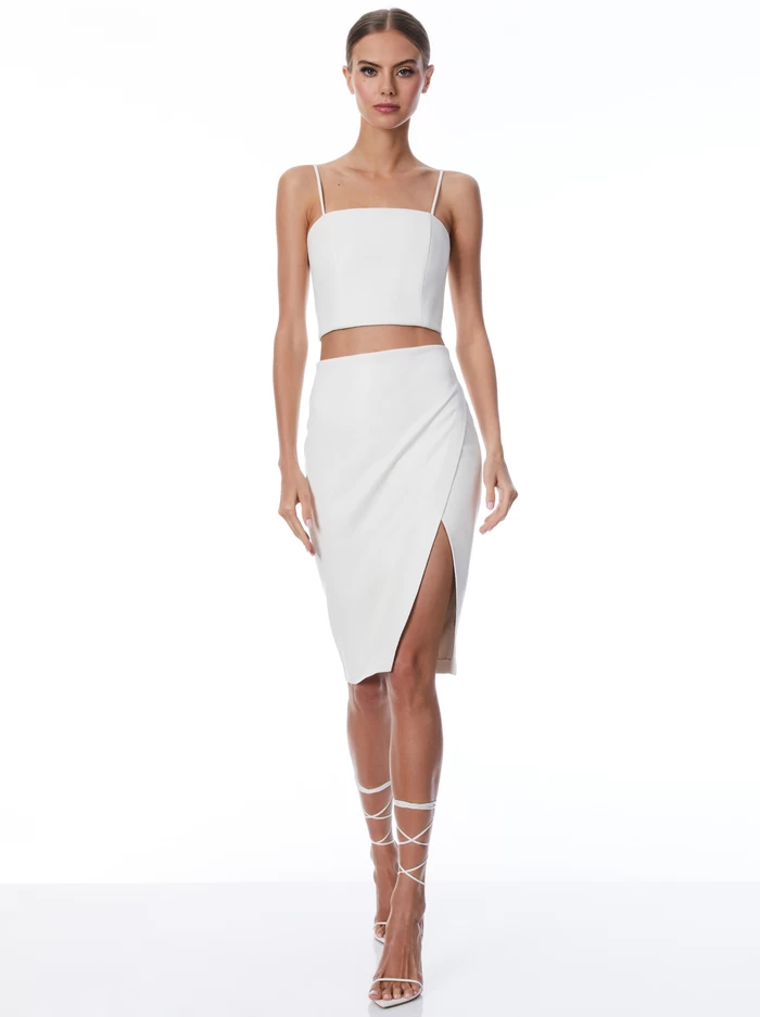 SIOBHAN FRONT WRAP MIDI SKIRT 4 SIOBHAN FRONT WRAP MIDI SKIRT - Image 2