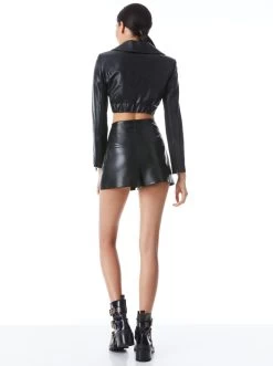 STEFFIE VEGAN LEATHER SHORT