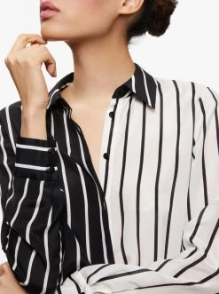 WILLA PLACKET TOP -Alice And Olivia CL000P06009E123 04