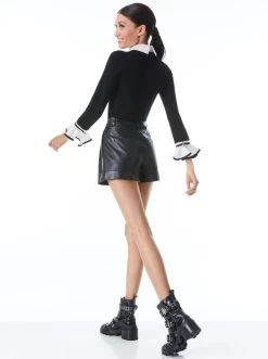 JUSTINA COMBINATION SWEATER